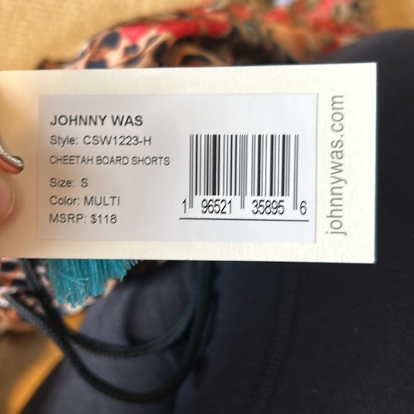 Johnny Was boardshorts. Size small. New with tags. - Picture 5 of 5